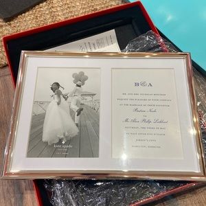 Kate Spade Double 5x7 frame- NWT